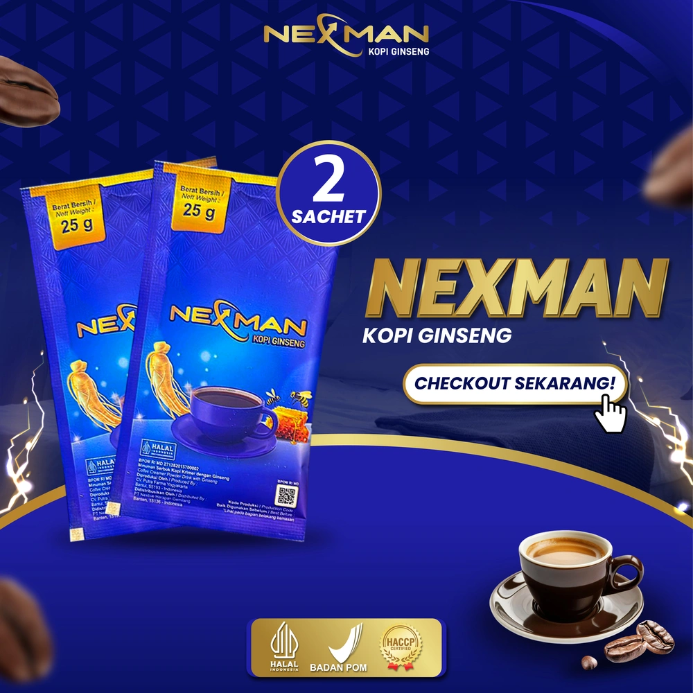 Nexman Kopi Ginseng 2 Sachet