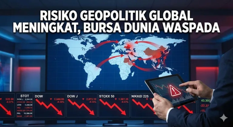 Risiko Geopolitik Global Meningkat, Bursa Dunia Waspada