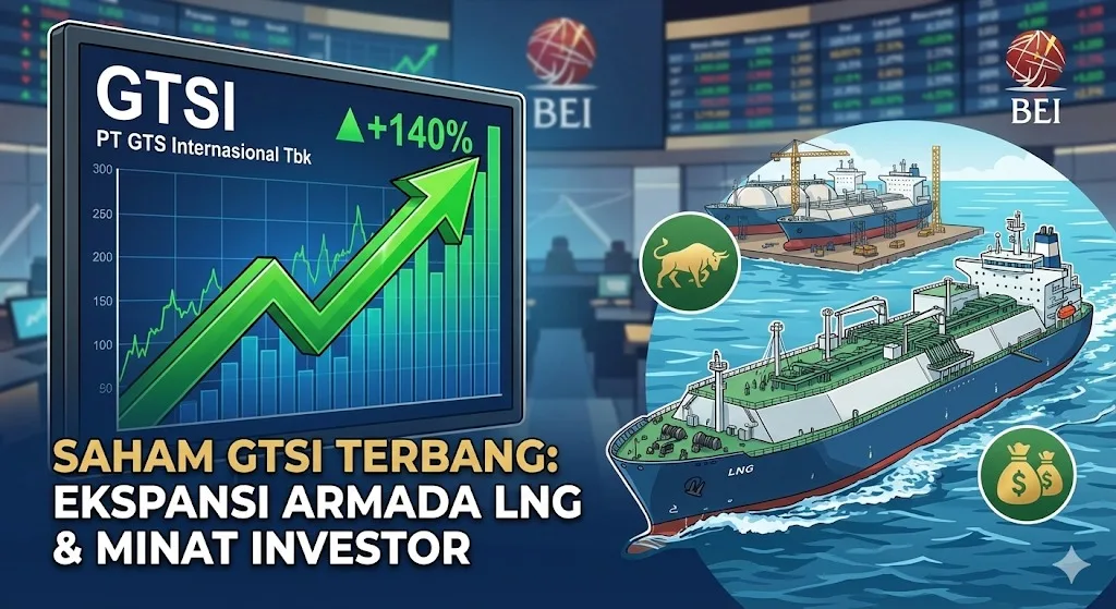 Saham GTSI Terbang Didukung Ekspansi Armada LNG dan Minat Investor