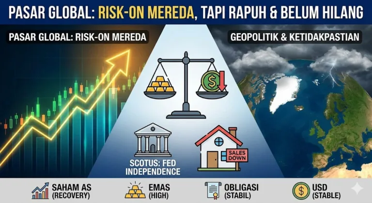 Risk-On Mereda, Geopolitik Greenland Masih Bayangi Pasar