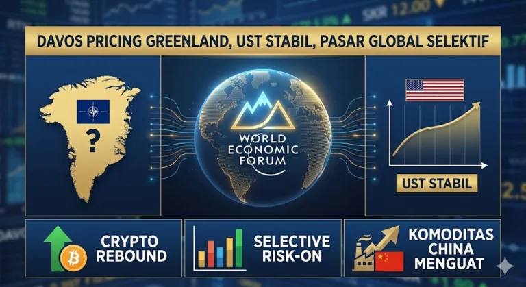 Davos Pricing Greenland, UST Stabil, Pasar Global Selektif