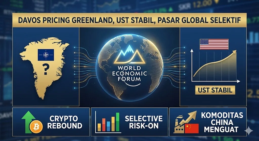Davos Pricing Greenland, UST Stabil, Pasar Global Selektif