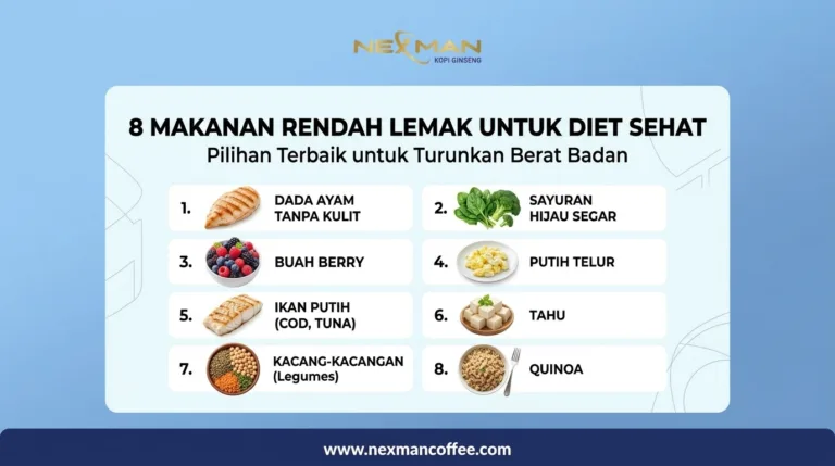 8 Makanan Rendah Lemak untuk Diet Sehat dan Turunkan Berat Badan
