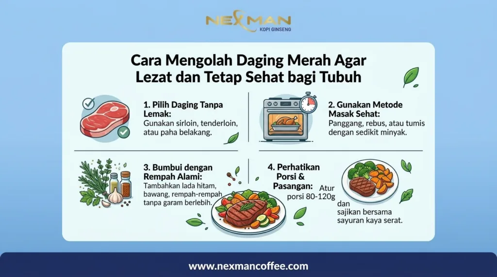 Cara Mengolah Daging Merah Agar Lezat dan Tetap Sehat bagi Tubuh