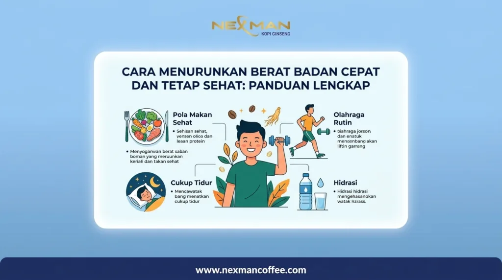 Cara Menurunkan Berat Badan Cepat dan Tetap Sehat: Panduan Lengkap
