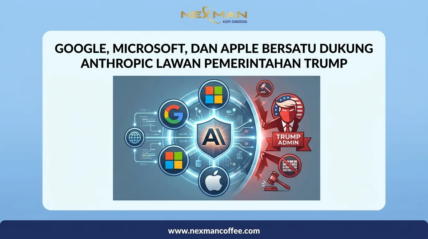 Google & Apple Dukung Anthropic Lawan Pemerintahan Trump