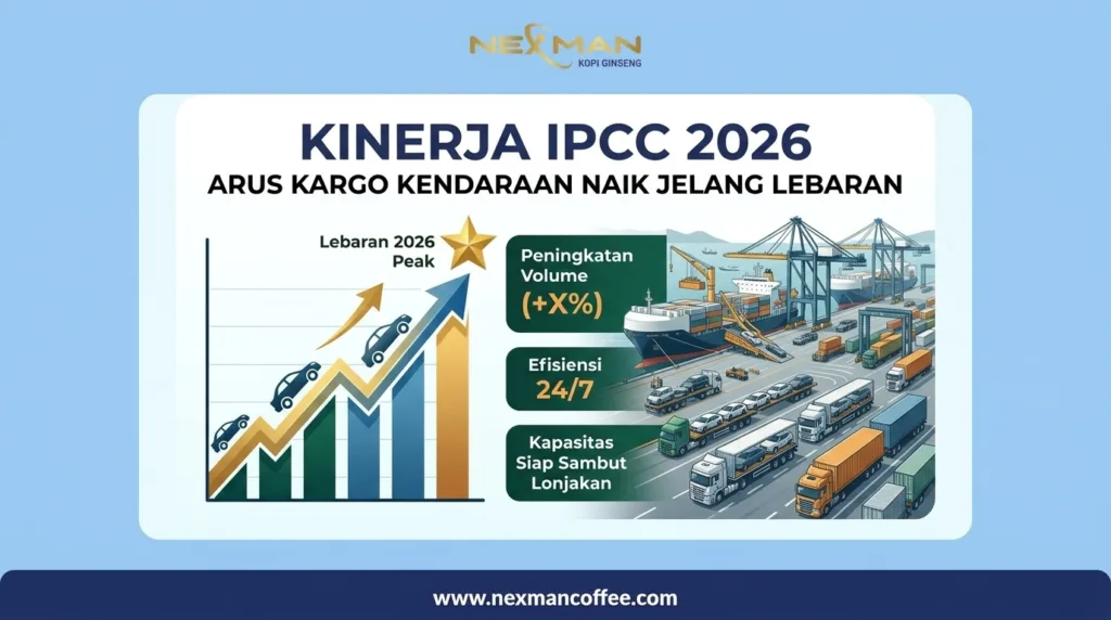 Kinerja IPCC 2026: Arus Kargo Kendaraan Naik Jelang Lebaran