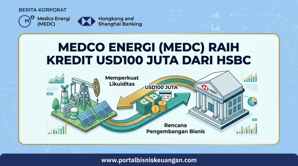 Medco Energi (MEDC) Raih Kredit USD100 Juta dari Hongkong and Shanghai Banking