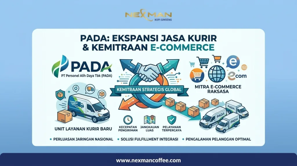 PT Personel Alih Daya Tbk (PADA) Ekspansi Bisnis Jasa Kurir Gandeng Raksasa E-Commerce