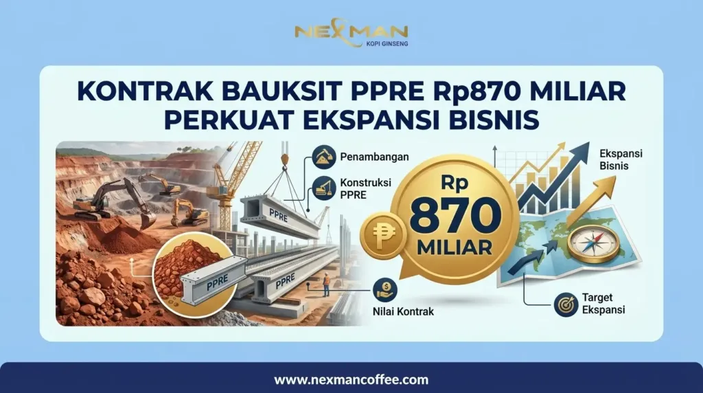 Kontrak Bauksit PPRE Rp870 Miliar Perkuat Ekspansi Bisnis
